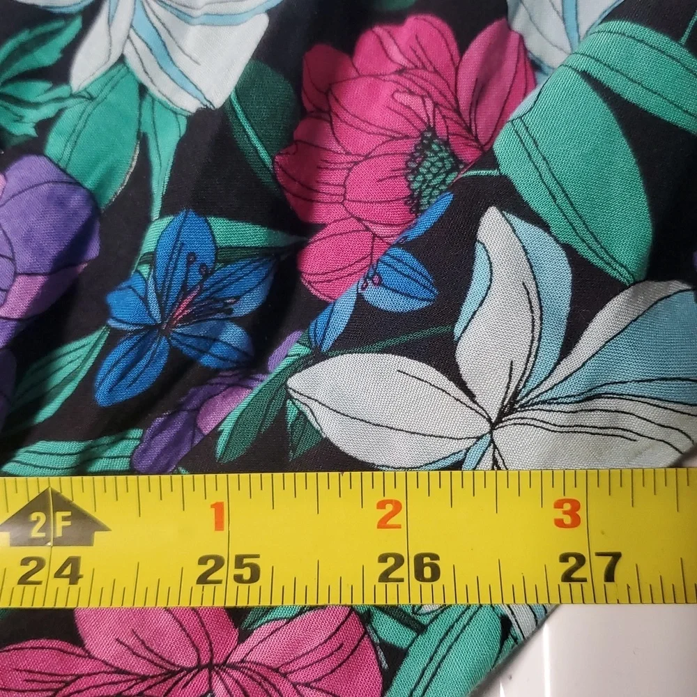 Swimsuits For All Chloe Tie-Front Swim Cover Up Duster Size 22/24 Floral Belted